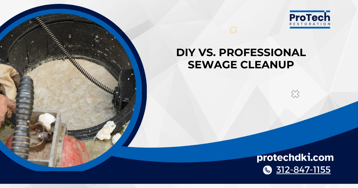 DIY vs. Professional Sewage Cleanup: Making the Right Choice for Your Home